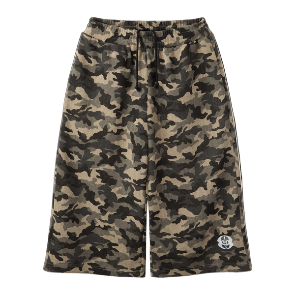 
    
      GRID KNIT CAMO SHORTS
    
