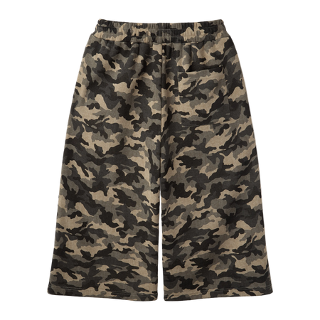 GRID KNIT CAMO SHORTS