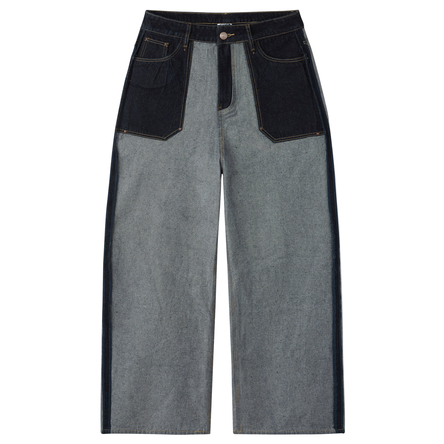 REVERSE RAW DENIM