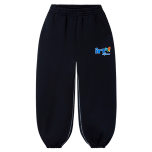 BLACK EXPLORER SCRUNCH SWEATS